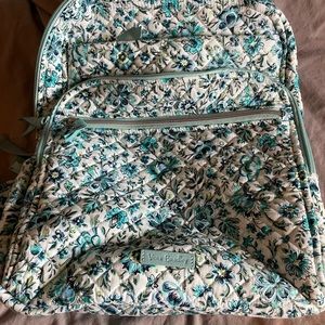Vera Bradley college backpack. Cloud vine.